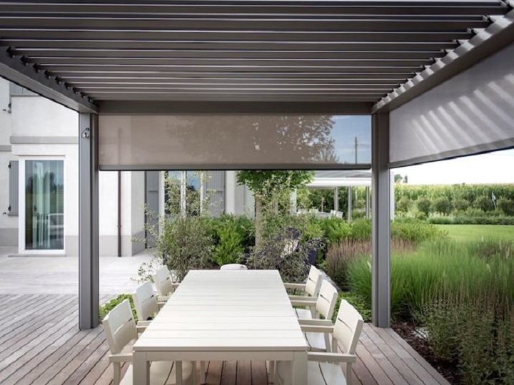COPERTURA BIOCLIMATICA PER PERGOLA